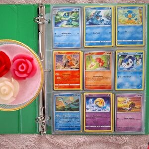 Pokémon binder with sleeping themed trading cards kawaii cute #PokemonCollectors